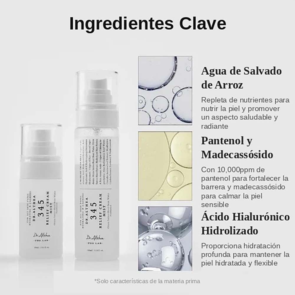 345 RELIEF CREAM MIST DE DR. ALTHEA (BRUMA PARA PARA HIDRATACI&Oacute;N Y CALMA)